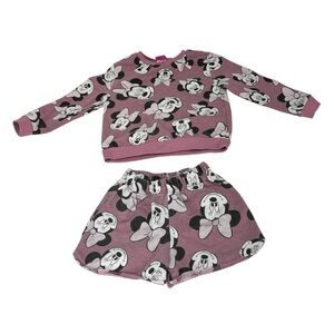 Disney Kids Pajamas - Pink Minnie Mouse Set 4t